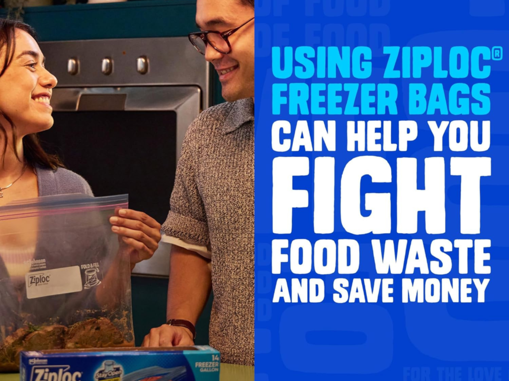 Ziploc Gallon Freezer Bags with Grip n Seal zipper