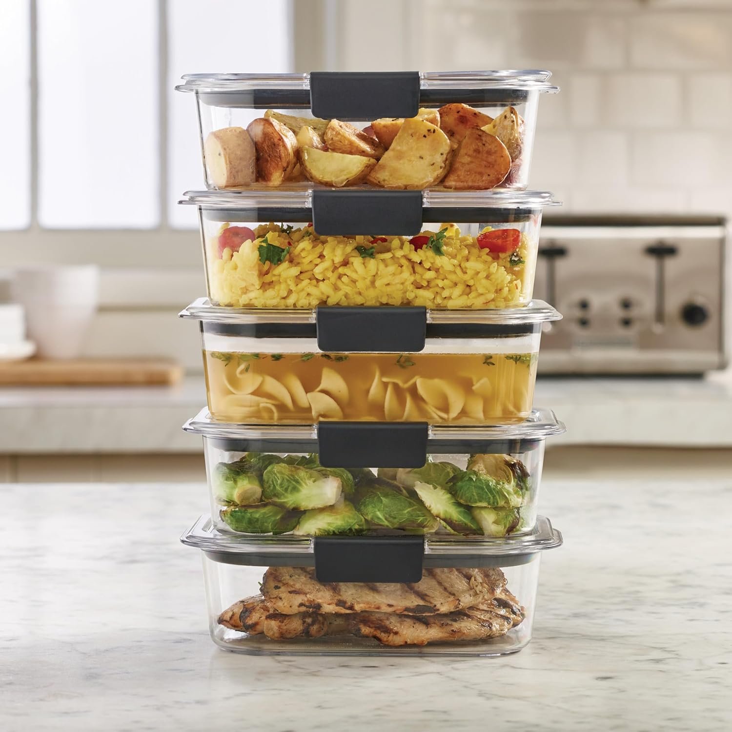 Rubbermaid Brilliance Food Storage Container 9.6 cup