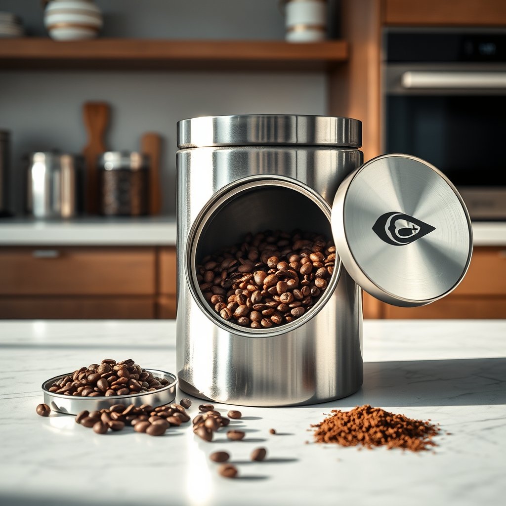 Coffee Canister: 7 Ultimate Secrets For Best Storage Solutions 2026 2 Coffee Gator Coffee Canister in action