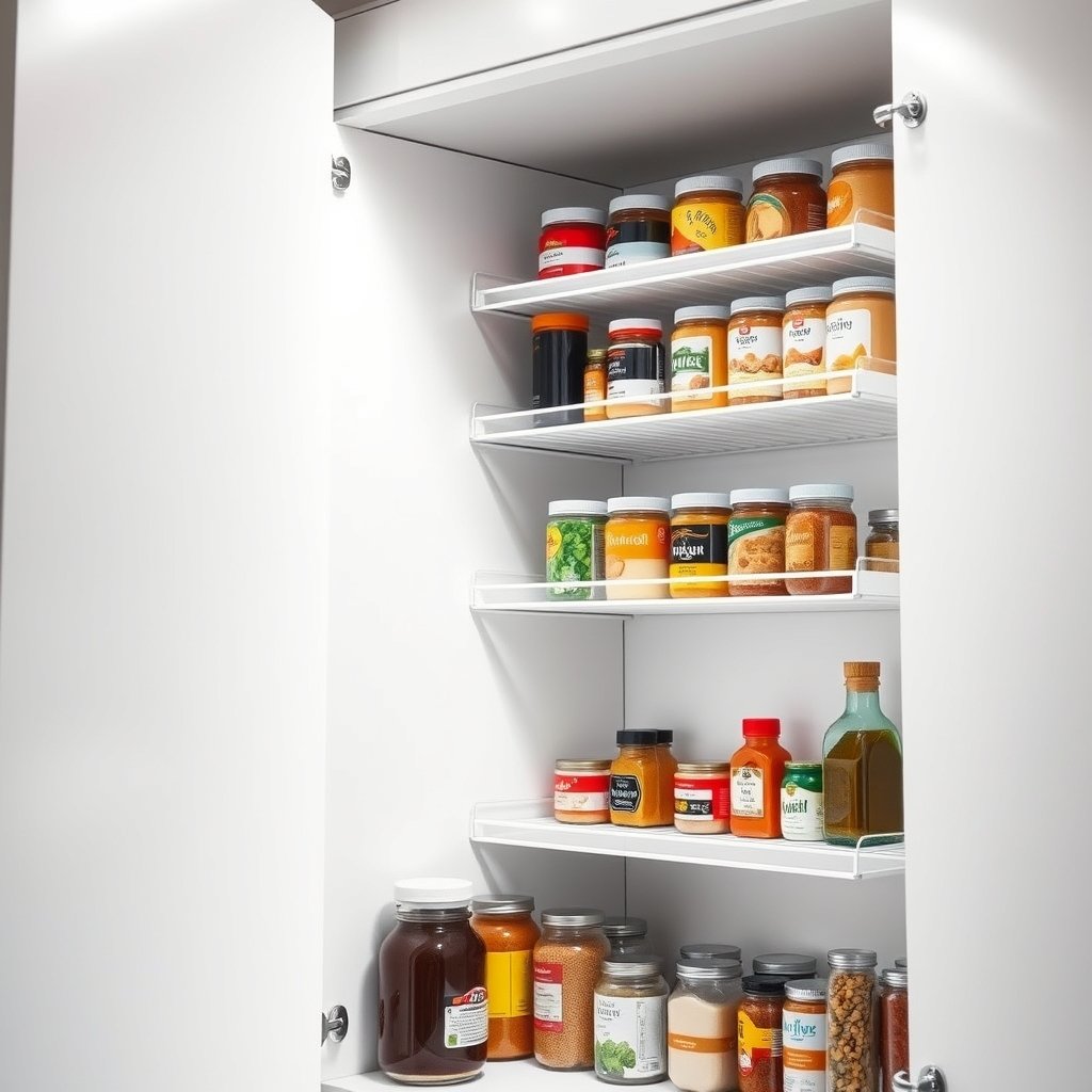 Cabinet Organizer in action