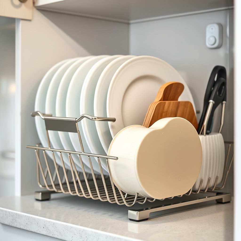 Dish Rack: 8 Ultimate Steps For Amazing Kitchen Organization In 2026 2 OXO Good Grips Dish Rack in action