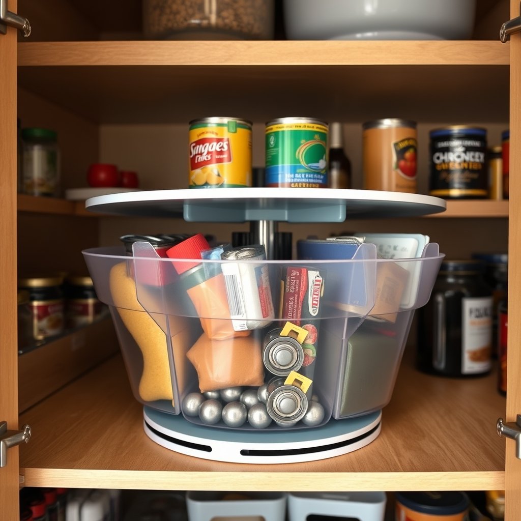 Lazy Susan: 3 Ultimate Steps For Amazing Kitchen Organization In 2026 2 Lazy Susan for Pantry in action