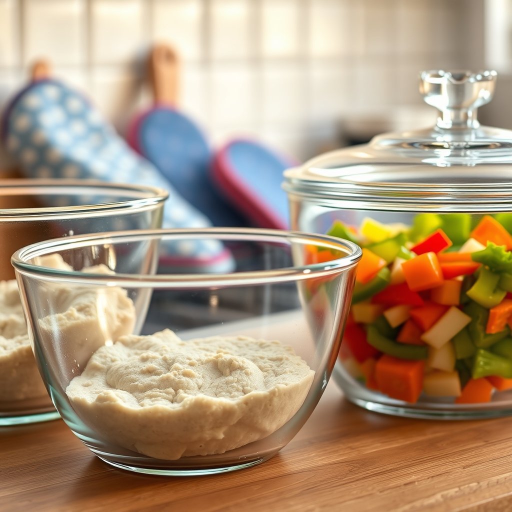 Glass Bowls: 3 Ultimate Steps For Amazing Mixing Solutions In 2026 2 Pyrex Simply Store Glass Food Storage Containers in action