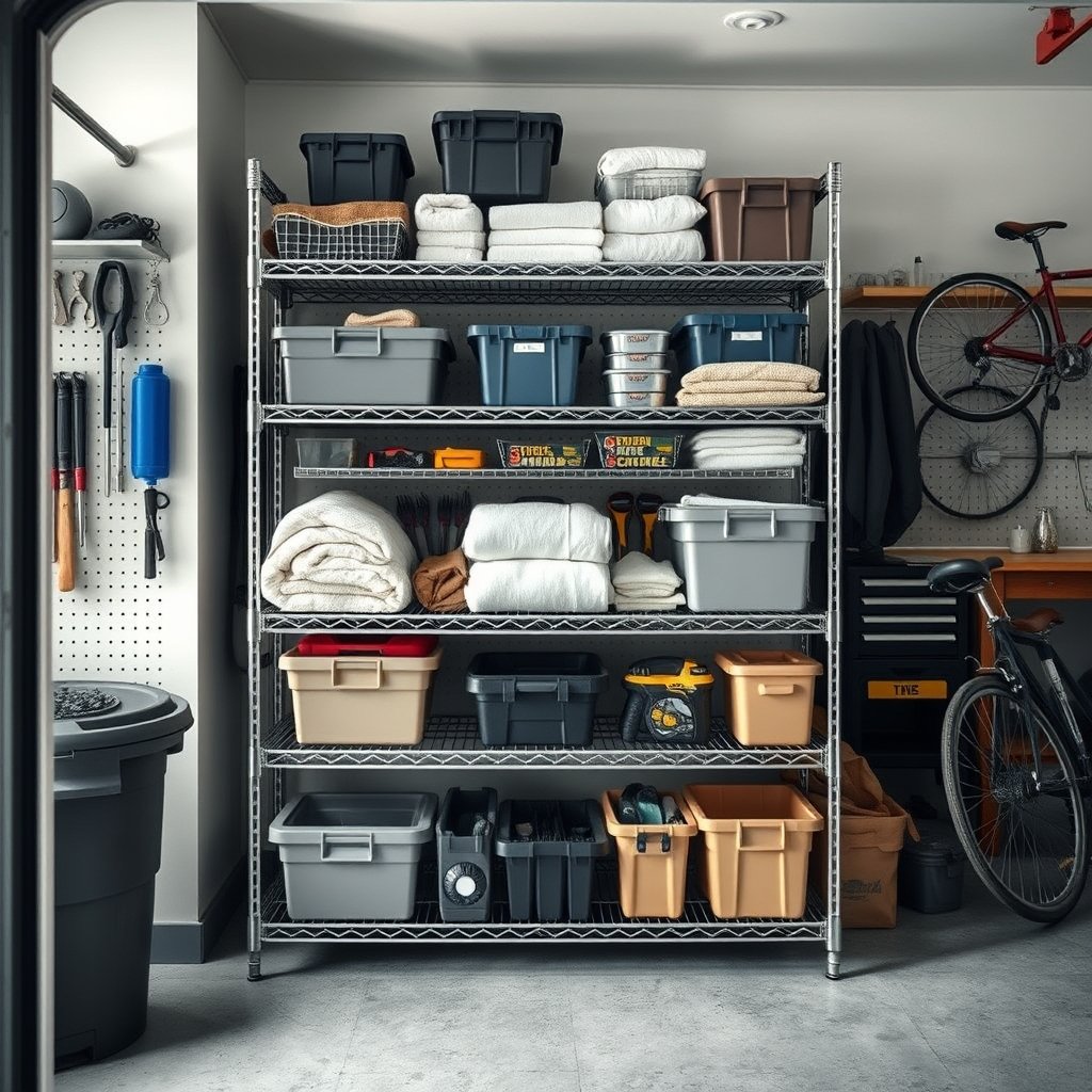Wire Shelving Rack 5-Tier Heavy Duty in action