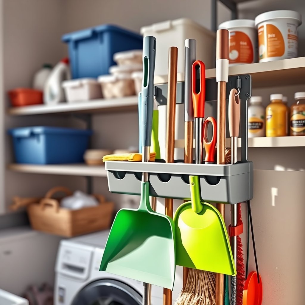 Broom Holder: 7 Ultimate Steps for Amazing Organization in 2026 2 Broom Holder in action
