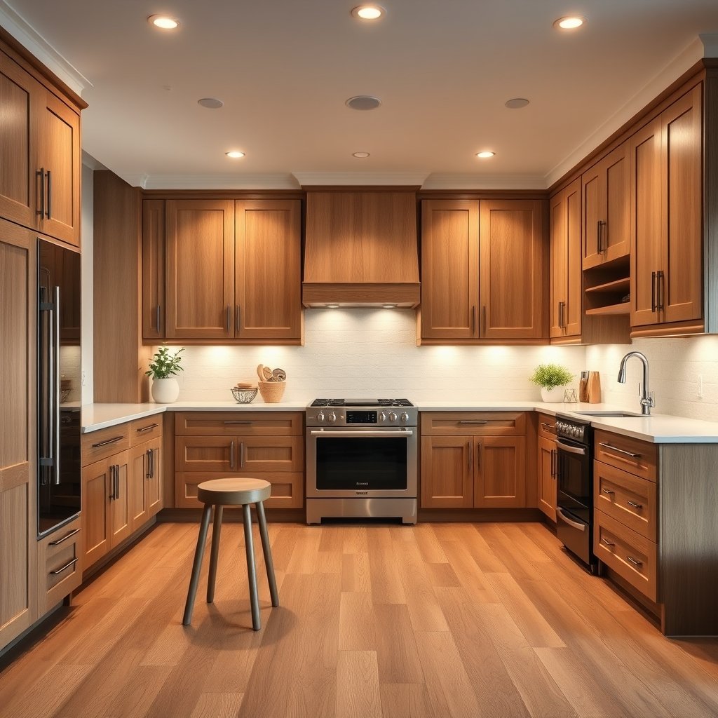 white oak kitchen cabinets - Illustration 3